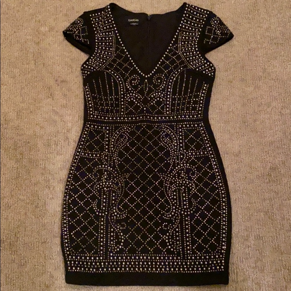 Bebe beaded dress